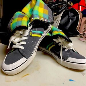 Barely worn fold down vans.